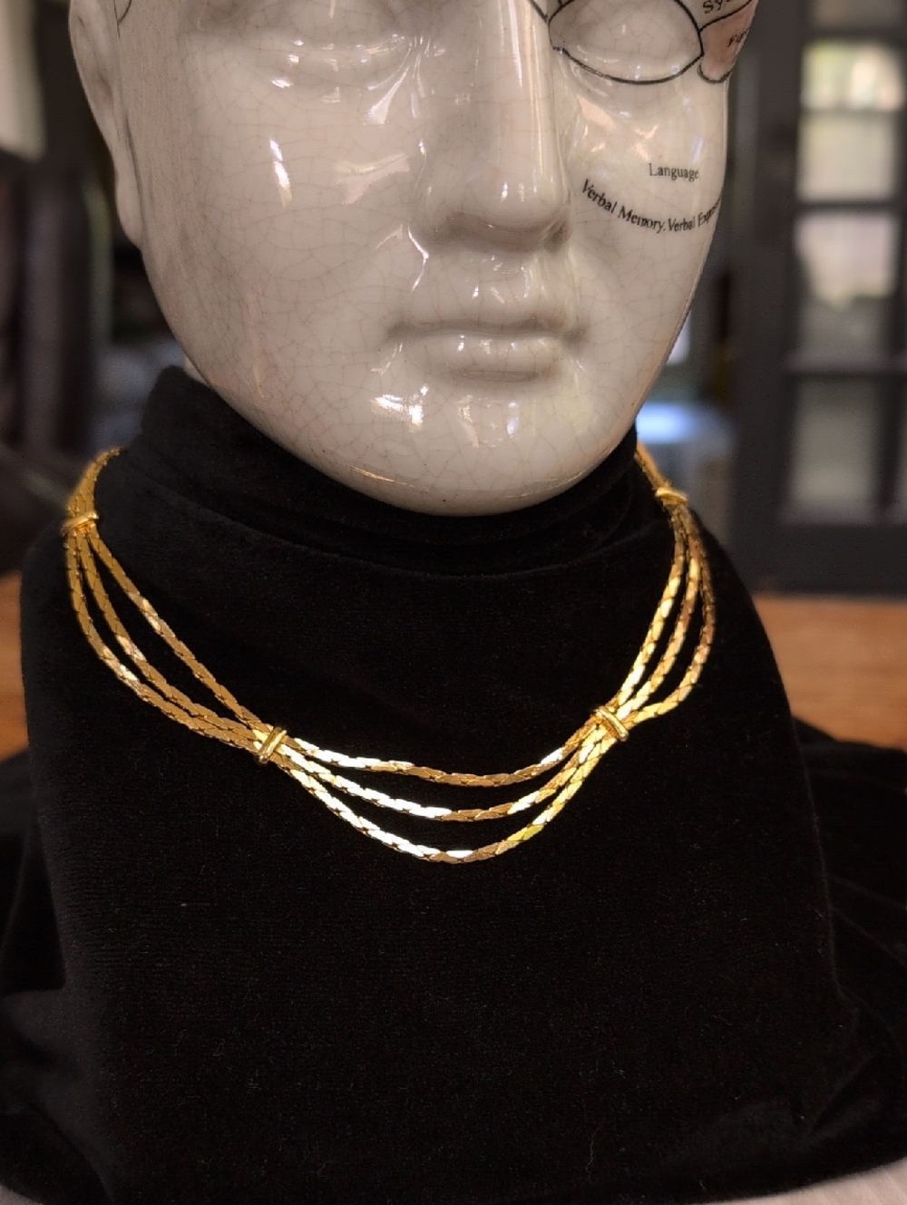 Vintage Napier Gold Tone Multi-Strand Women’s Necklace